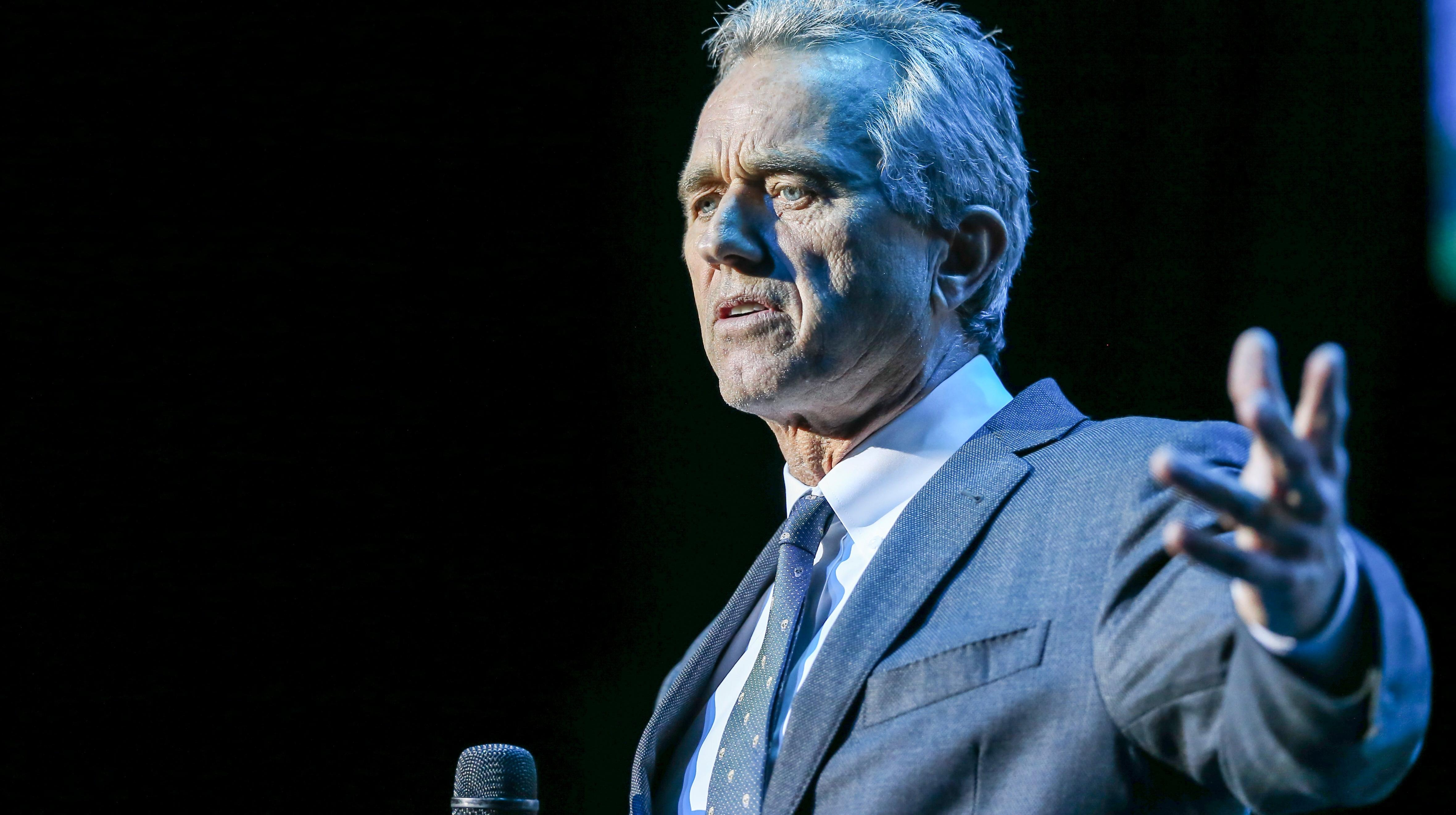 Robert F. Kennedy Jr. taler på & quot; Keep It Clean & quot; For at drage fordel af Waterkeeper Alliance i Avalon i Hollywood, Californien, i april 2017.